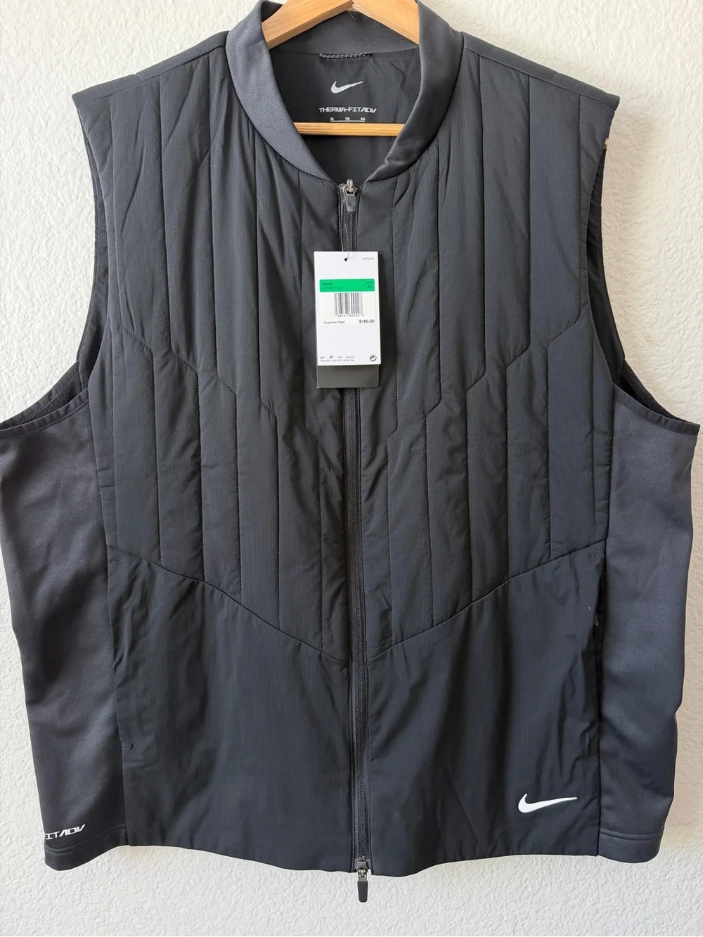 Nike Golf Therma-FIT ADV Insulated Full Zip Vest NWT Men’s XL Black